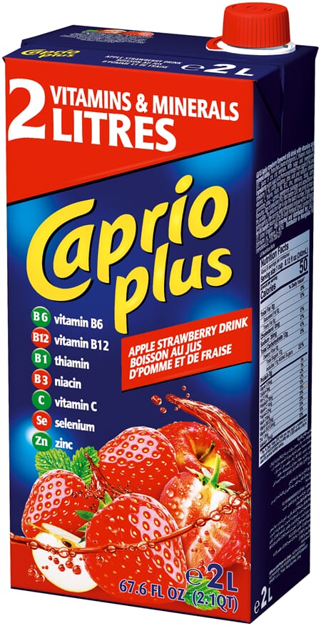 Caprio Plus Apple Strawberry 2L