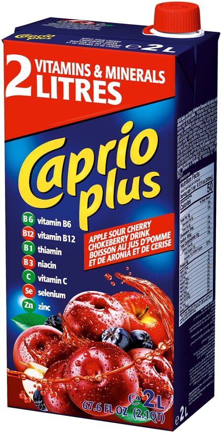 Caprio Plus Apple Chokeberry Cherry 2L