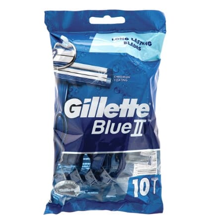 Gillette Blue 2 Razors 10stk