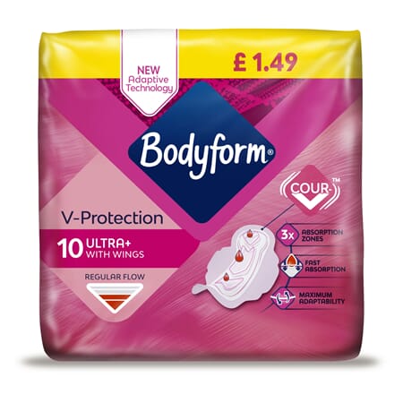 Bodyform Ultra V Protection 10stk