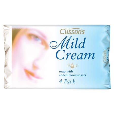 Cussons Soap Mild Cream 85gx4