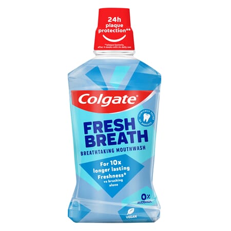 Colgate Fresh Breath Breathtaking Mouthwash 500ml