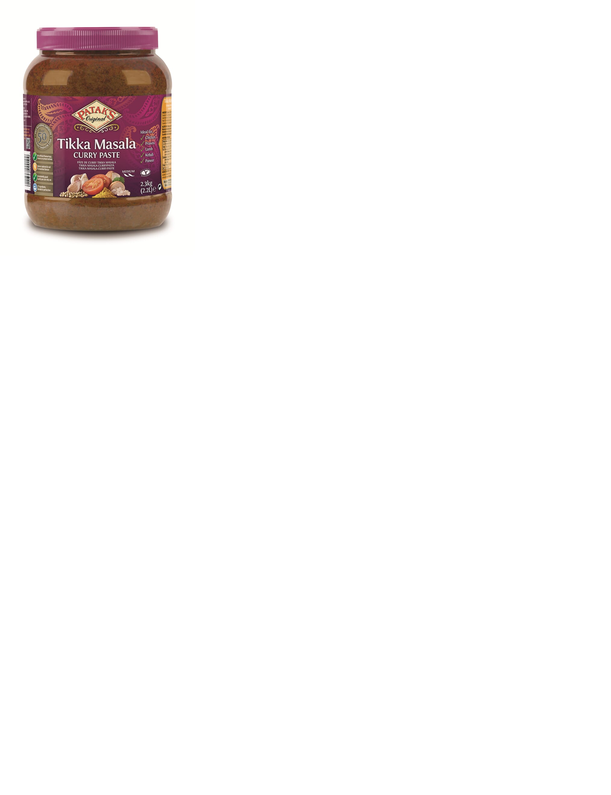 Patak's Tikka Masala Paste 2,3kg - Fine Distribution AS