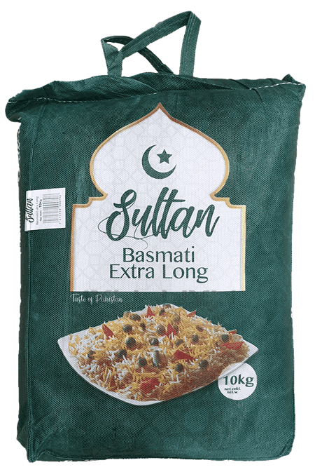 Sultan Basmati Rice Extra Long 10kg