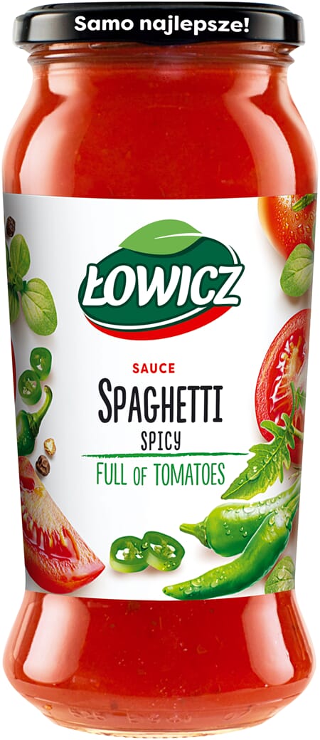 Lowicz Spaghetti Spicy Sauce 500g