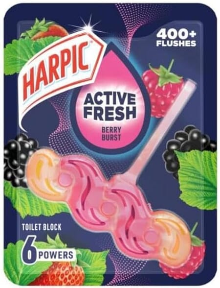 Harpic Active Fresh Toilet Block Berry 35g