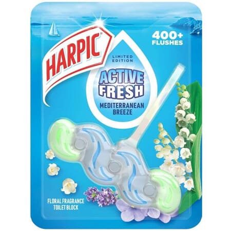 Harpic Active Fresh Toilet Block Mediterranean 35g